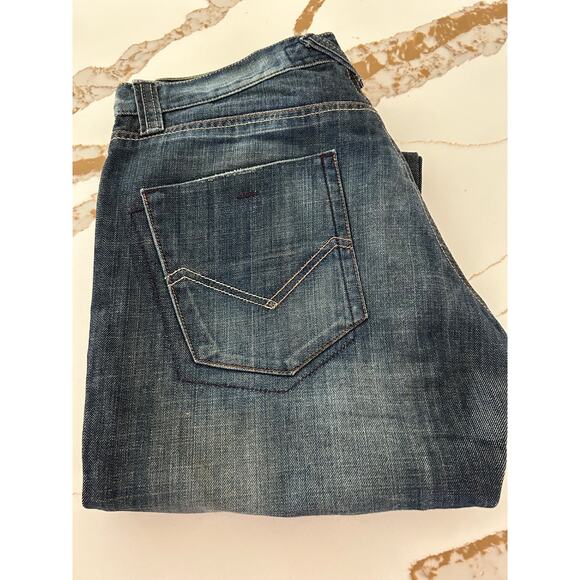 Vintage Energie Jeans Kirk Y2K Style Italy SZ34/35 100% Cotton Demin Classic - Picture 7 of 15